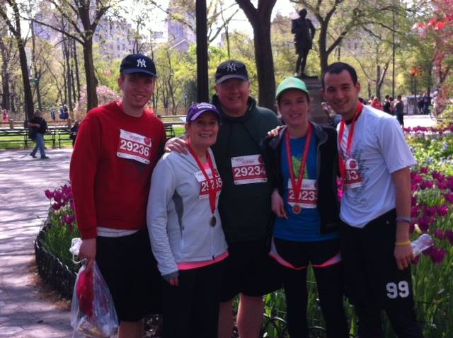 Josie's Family at the Revlon Run/Walk for Women, Central Park, NY, May 2014