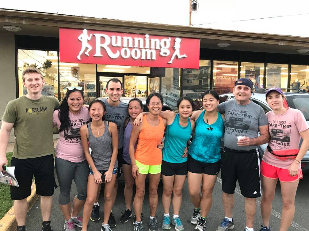 Orion's Family at the New Year’s Eve 5K, Honolulu, HI, December 2017